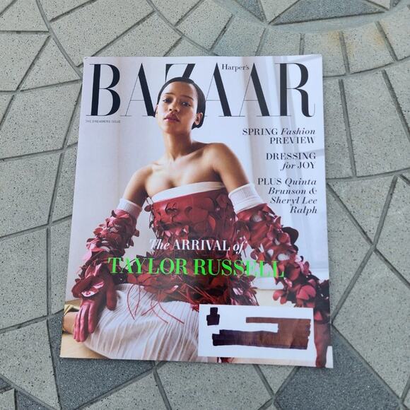 Harpers Bazaar Magazine Taylor Russell The Dreamers Issue Fashion Periodical - Picture 5 of 5